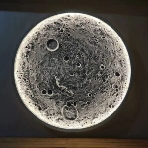 16 Luxury Lunar Texture Wall Art