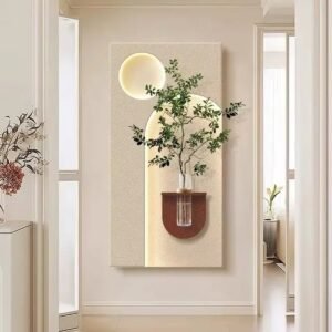 Elegant Round Botanical Wall Art
