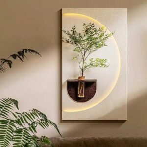Luxury Crescent LED Wall Art